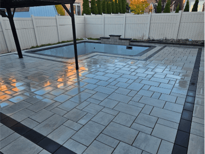 reliable hardscapes patio custom pool